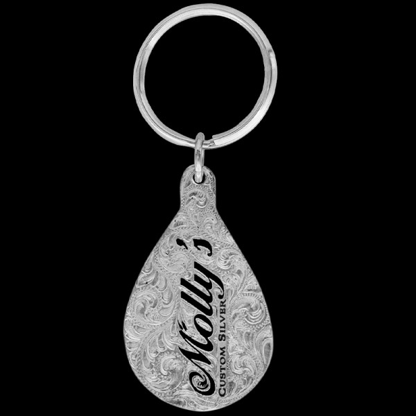 Gold English Pleasure Keychain